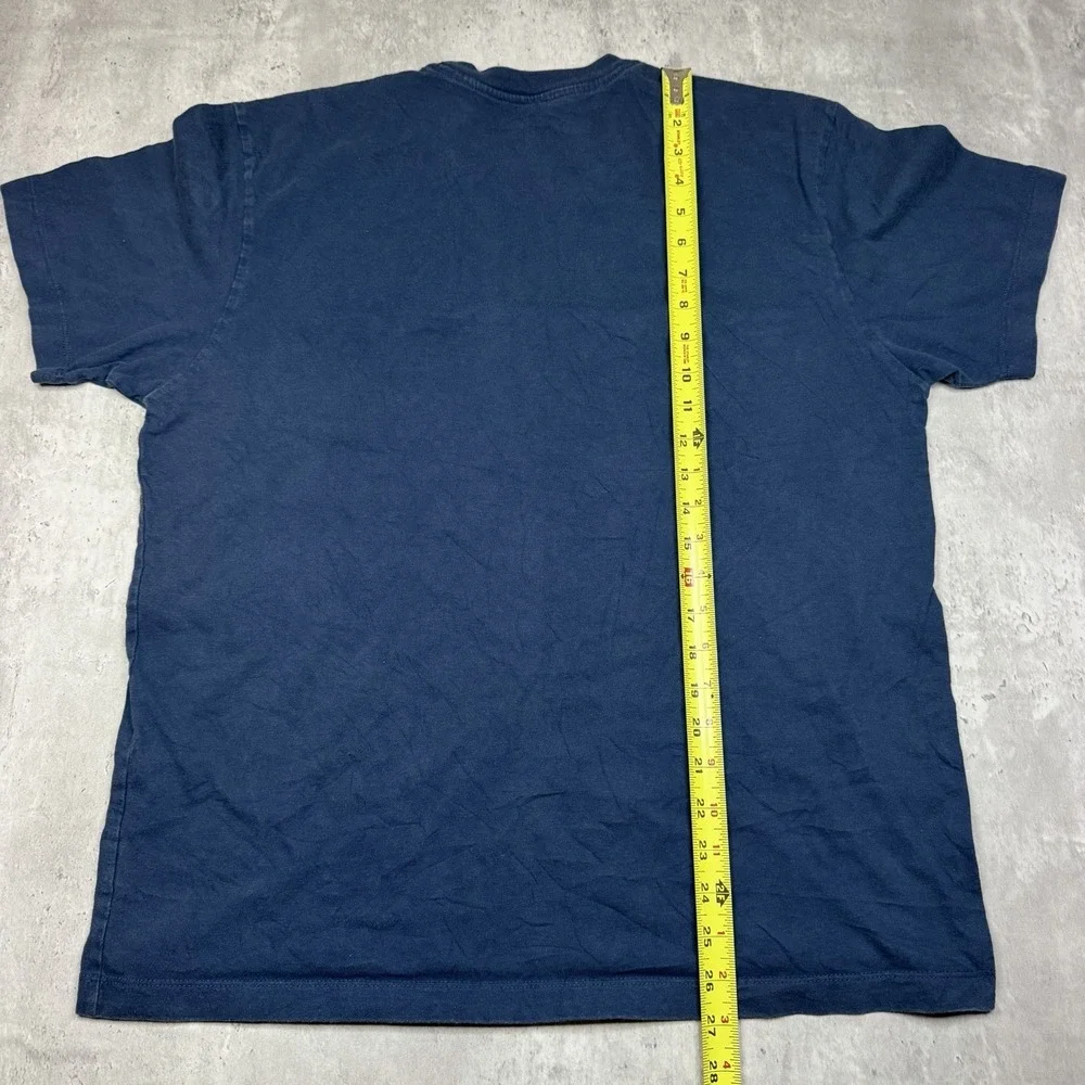 Banana Republic Shirt Men's L Navy Blue Bird Seagull Y2K Graphic Shirt